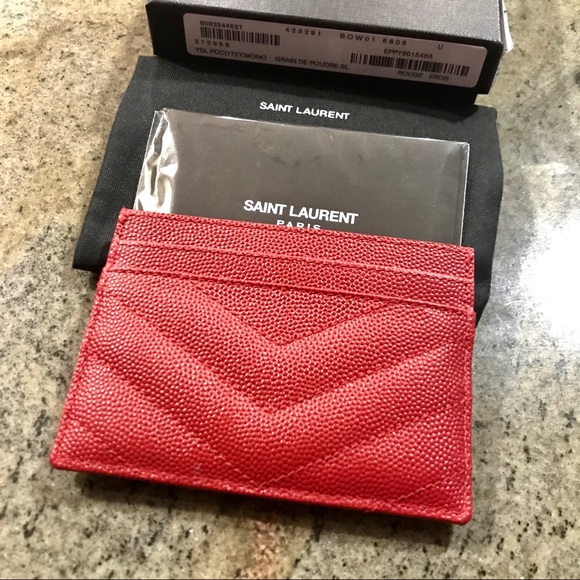 ❌SOLD❌ 🔥Saint Laurent🔥Monogram Card Case Wallet - Picture 3 of 7